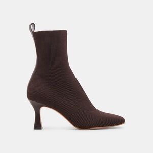 Dolce Vita Dark Brown knit Heeled Boots